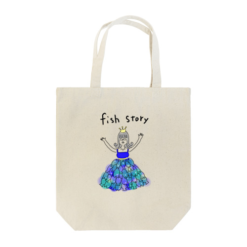 fish story トートバッグ