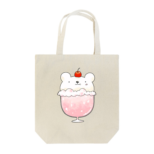 桜のしろくまクリームソーダ Tote Bag