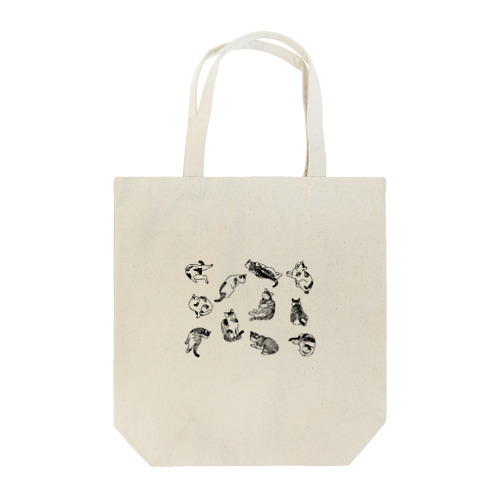 地域猫　いろんなポーズ Tote Bag