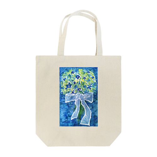blue and yellow arrangement Tote Bag