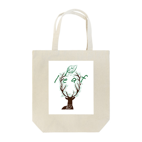 鹿leaf Tote Bag