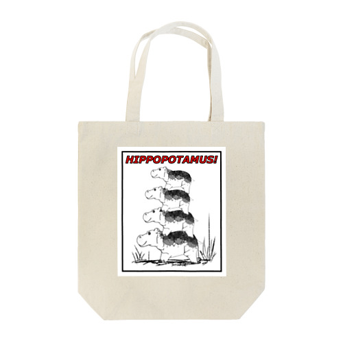 hippopotamus Tote Bag