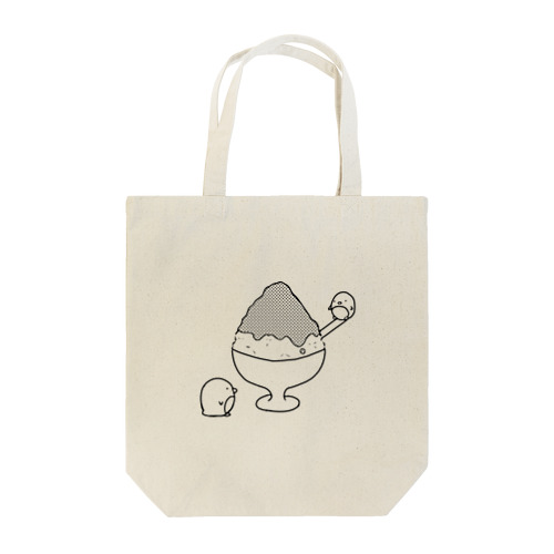 かき氷とぺんぎん Tote Bag