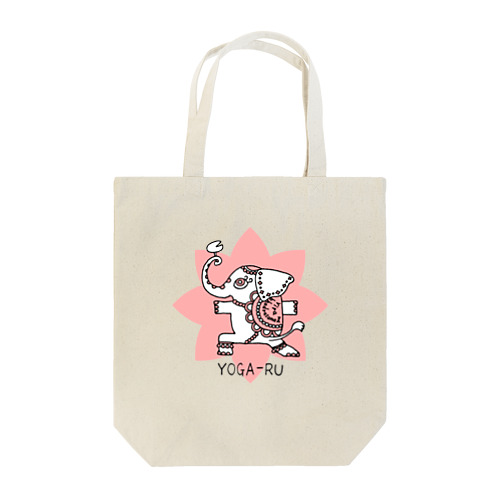 YOGA-RU;ヨガール　ゾウ Tote Bag