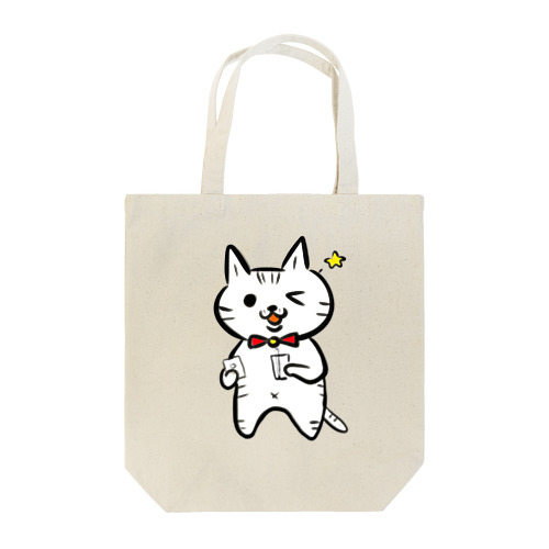 とら猫ウィンク Tote Bag