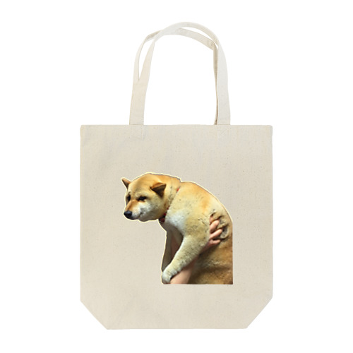 微妙な表情のもふもふ柴犬しばいぬ Tote Bag