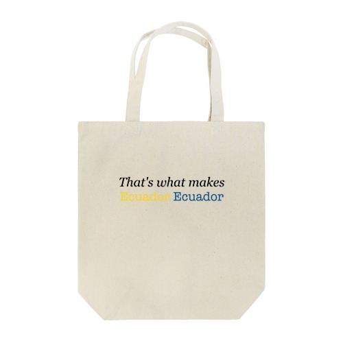 Ecuador Tote Bag