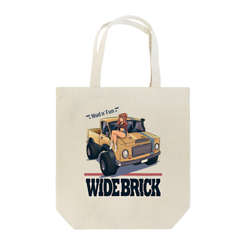 "WIDE BRICK" Tote Bag