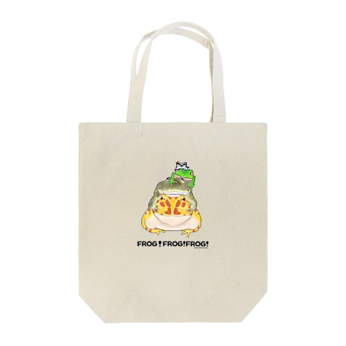 カエルのピラミッド Tote Bag