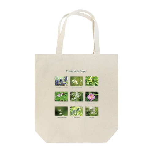 Essential oil flower Tote Bag