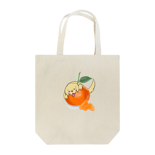 オレンジとゴールデンレトリバー2 Tote Bag
