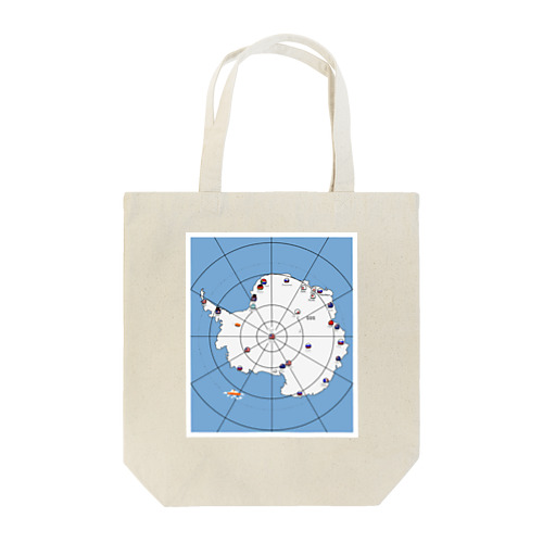 南極観測基地 Tote Bag