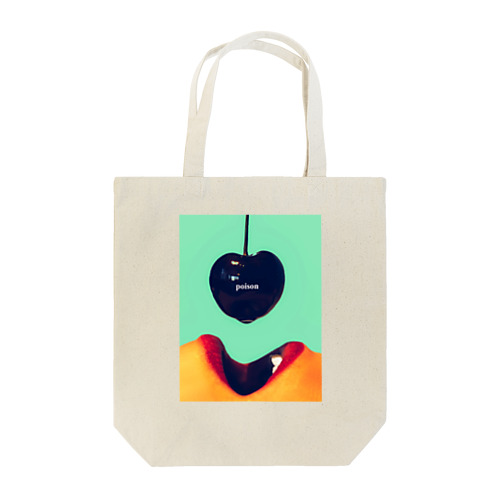 Foxact【口 x poison】...両面 Tote Bag