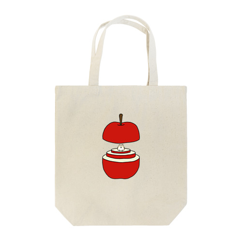 りんごとポメラニアン Tote Bag