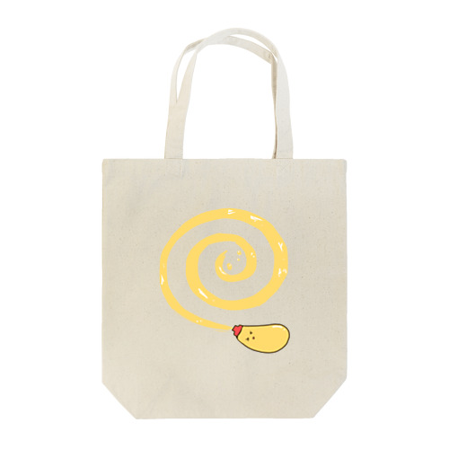 飛び散るマヨネーズくん Tote Bag