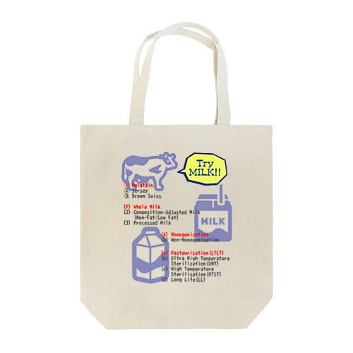 Try MILK!! Tote Bag