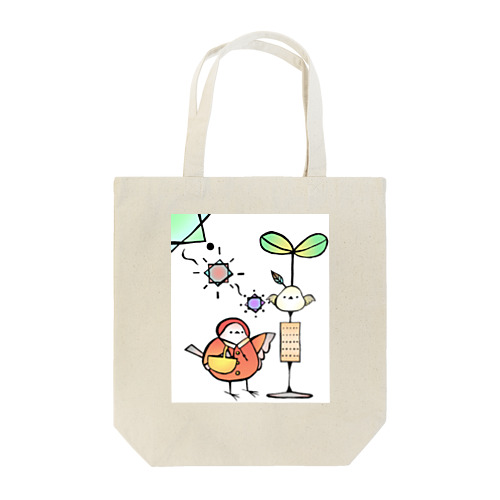 シマエナガ行き Tote Bag