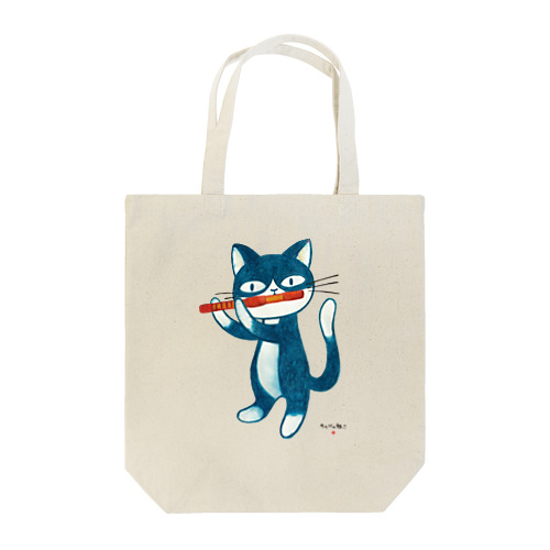 うたげのねこ（笛）2 Tote Bag