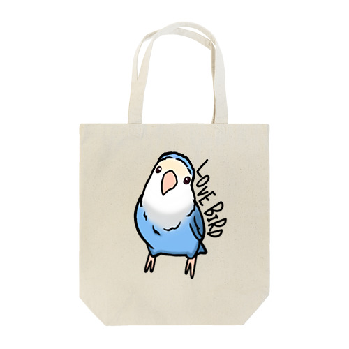 小首を傾げるコザクラインコ Tote Bag