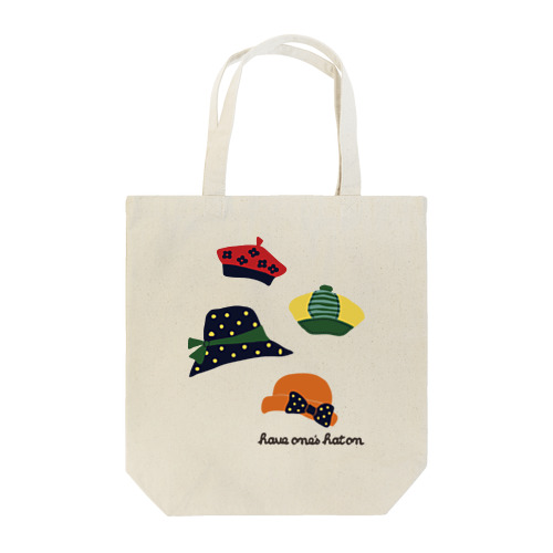 おしゃれ帽子 Tote Bag