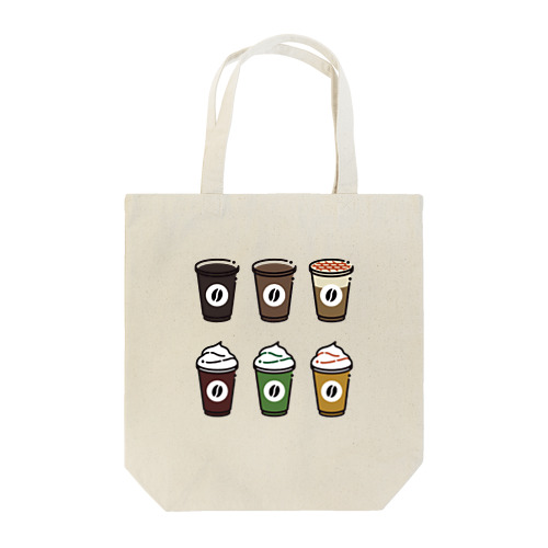 コーヒー6種 Tote Bag