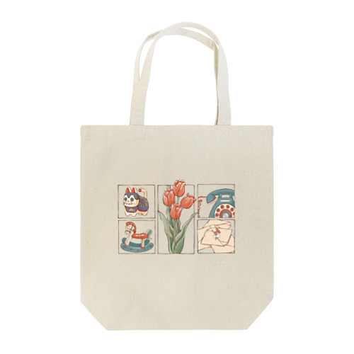 チューリップと愉快な仲間たち Tote Bag