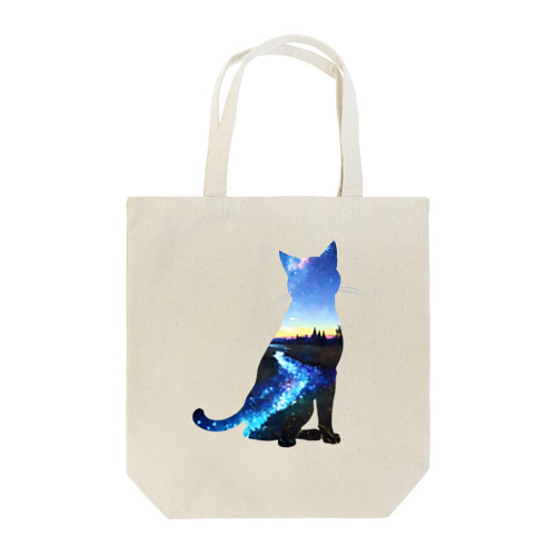 星空と猫_003 Tote Bag