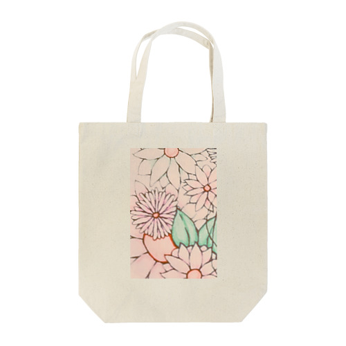 温かみのあるお花 Tote Bag