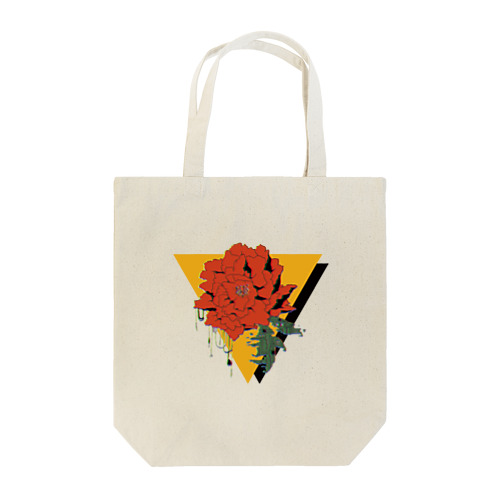 カラーサイバー牡丹 Tote Bag