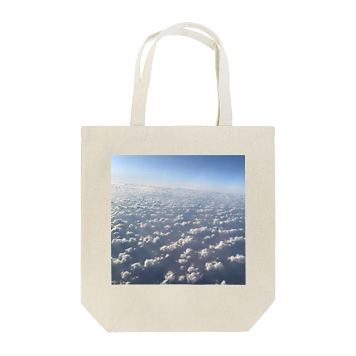 空から見た雲 トートバッグ