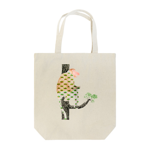 笠松 × テングザル Tote Bag