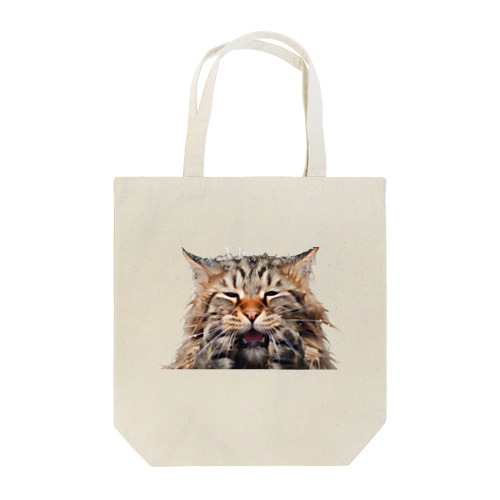 ずぶ濡れ猫 Tote Bag