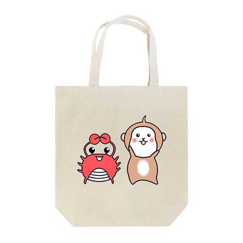 猿と蟹 Tote Bag