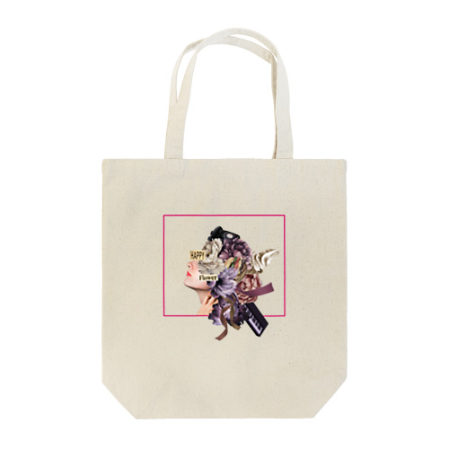 happy flower(collage ver) Tote Bag