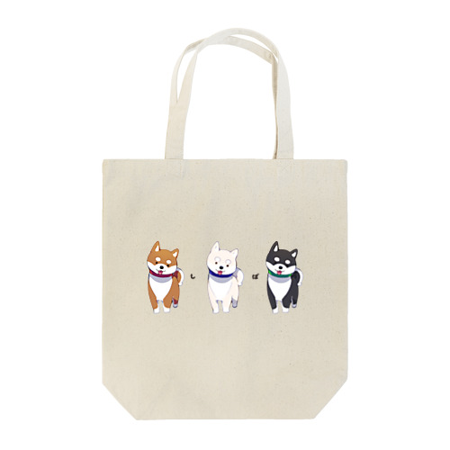 3色柴犬 Tote Bag