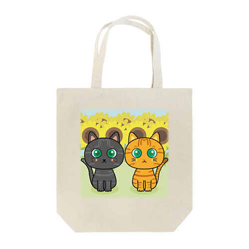 くろちゃあ坊 向日葵01 Tote Bag