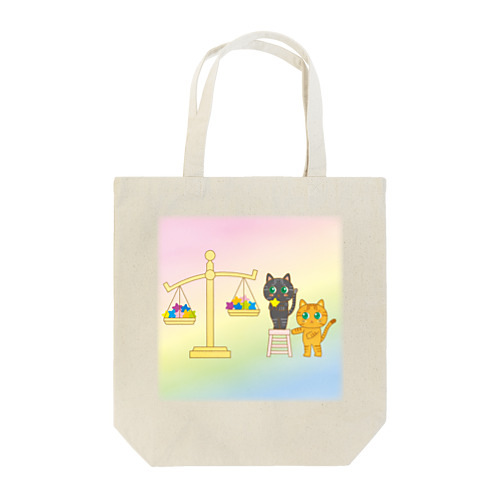 くろちゃあ坊 天秤02 Tote Bag