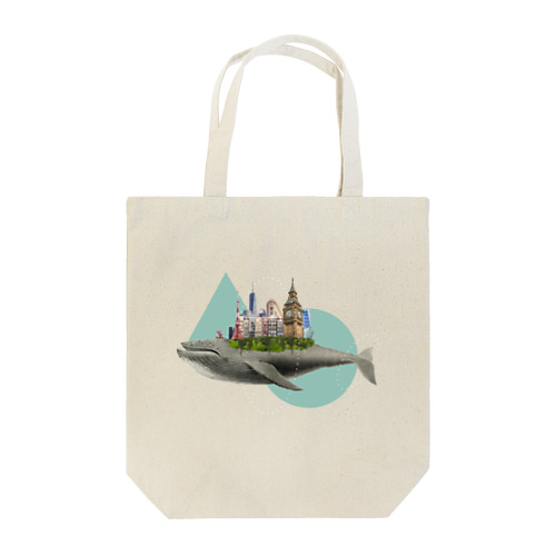 whale city Tote Bag