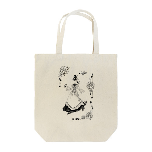 【Lady's sweet coffee】コーヒー Tote Bag