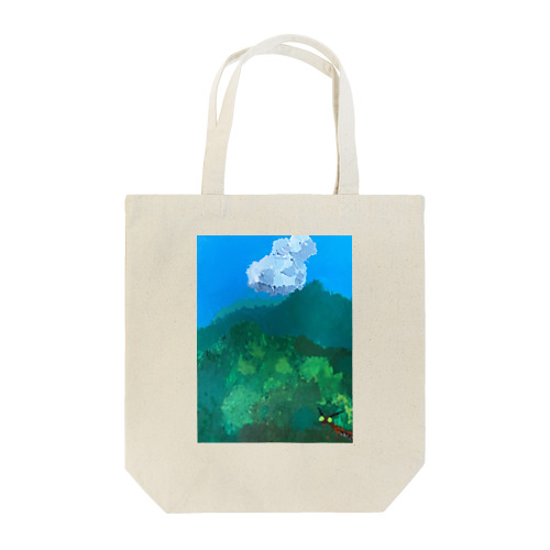 カマキリと夏の森 Tote Bag