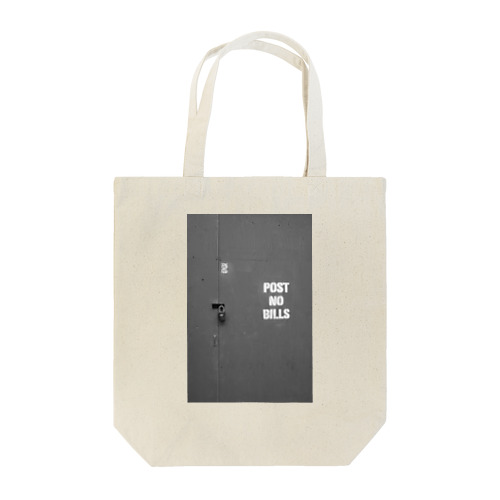 POST NO BILLS (モノクロ) Tote Bag