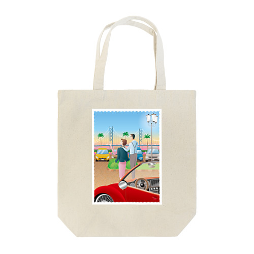 Sunset Drive Tote Bag