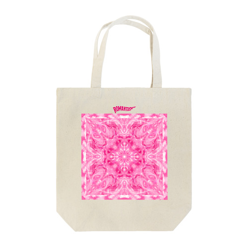 Pink mandala トートバッグ