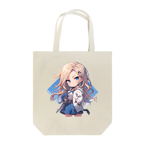 金髪ちびキャラ美少女 Tote Bag