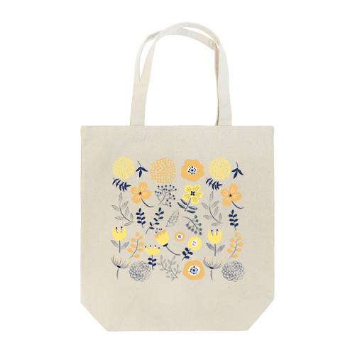 北欧風花柄 Tote Bag