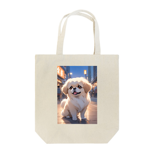 夜の繁華街ペキニーズ Tote Bag