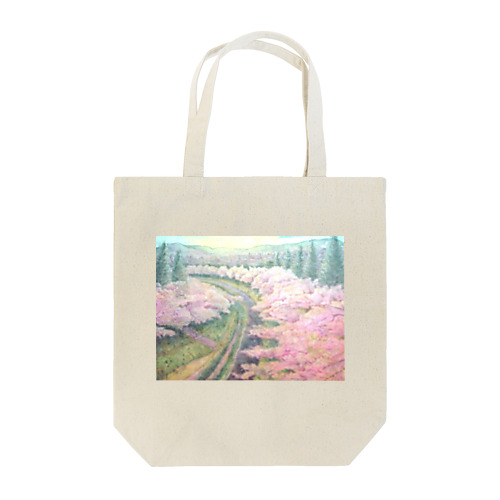 桜の海 Tote Bag