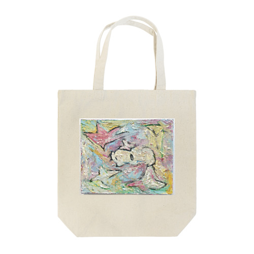 あたまに星のせた猫(油絵) Tote Bag