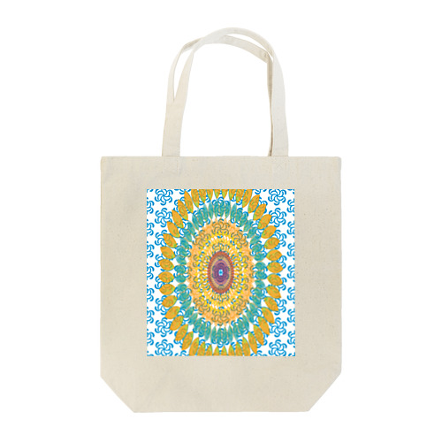 水辺に浮かぶひまわりの花 Tote Bag