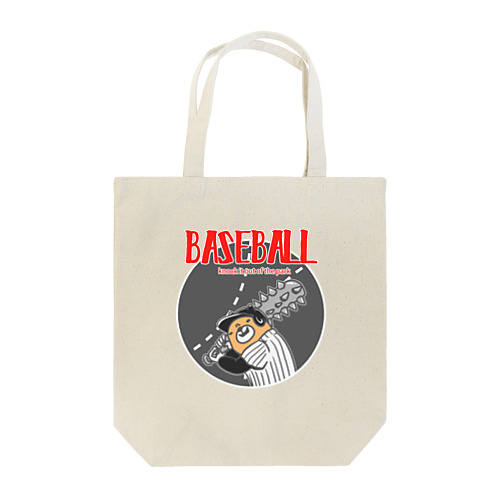 野球Bear2(凶悪顔クマシリーズ) Tote Bag
